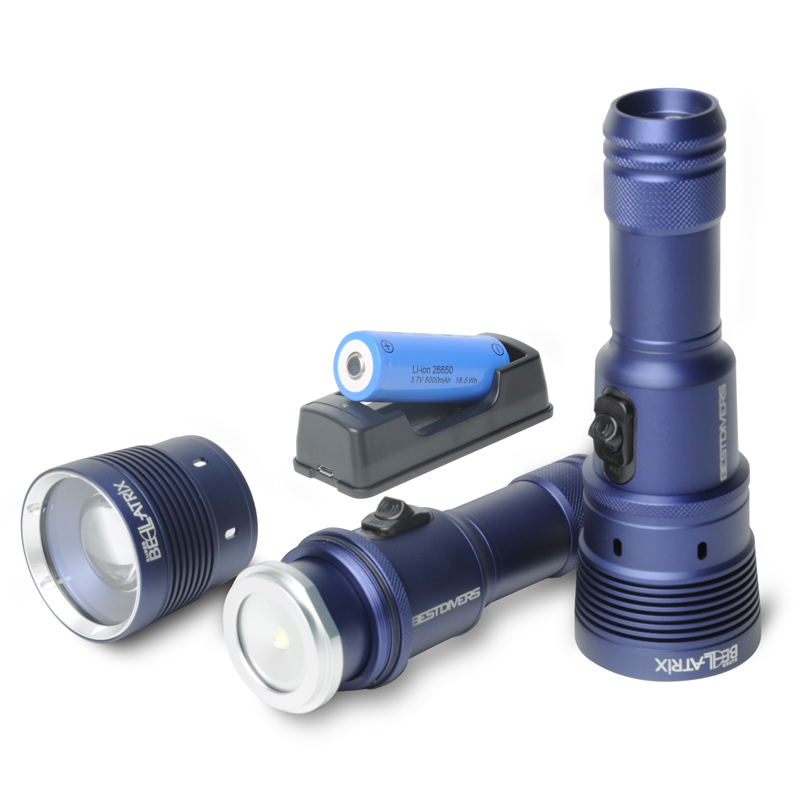 SUPER BELLATRIX, 2200 lumen, 122 m | Echipament Scufundari | Lanterne